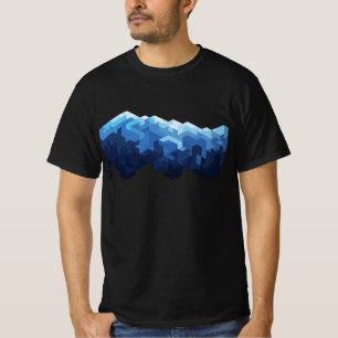 Camiseta de montaña de nieve