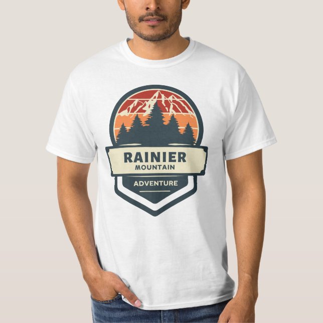 Camiseta de montaña de Rainier (Anverso)