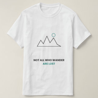Camiseta de montaña No todos los que vagan están p