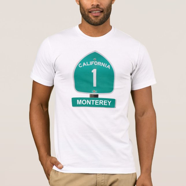 Camiseta de Monterey de la carretera 1 de (Anverso)