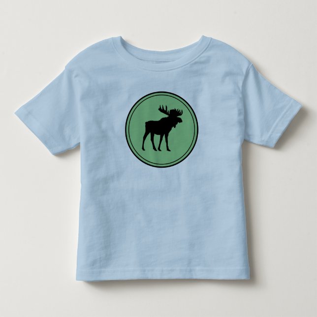 Camiseta de Moose Silhouette Wilderness (Anverso)