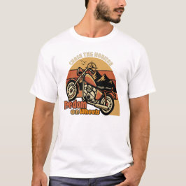 Camiseta de Motero Libertad sobre Ruedas
