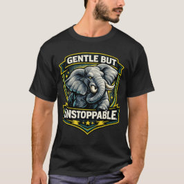 Camiseta de motivación animal de mentalidad fuerte