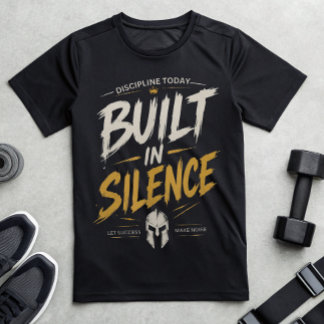 Camiseta de motivación de gimnasio Disciplina Cons