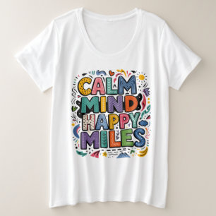 Camiseta de Motivación para Corredores Calm Mind H