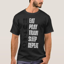 Camiseta de Motivación para Gimnasio Come Reza Ent