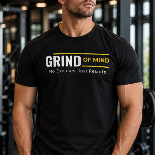 Camiseta de motivación para gimnasio Grind Of Mind