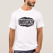 Camiseta de motivación para hombres invictos
