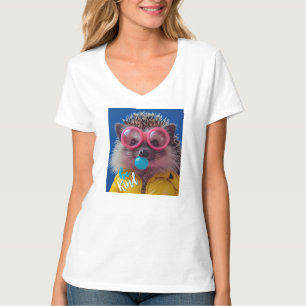 Camiseta de Motivación Positiva de Erizo de Chicle