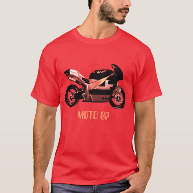 CAMISETA DE MOTO, GP DE MOTO (Anverso)