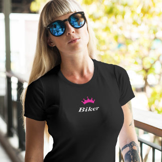 Camiseta de motocicleta Biker Queen