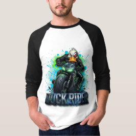 Camiseta de Motocicleta Cyber Pato 3D Duck Rider
