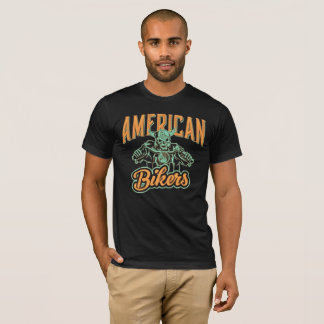 Camiseta de Motocicleta de Cráneo de Motociclistas