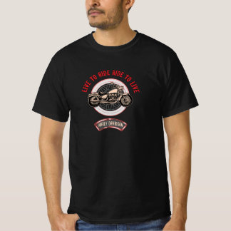 Camiseta de motocicleta de época