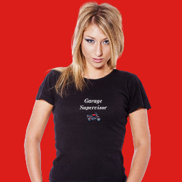 Camiseta de motocicleta del Supervisor de Garaje p