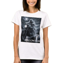 Camiseta de motocicleta Ghost Rider para mujeres