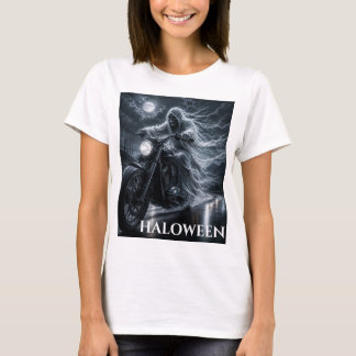 Camiseta de motocicleta Ghost Rider para mujeres