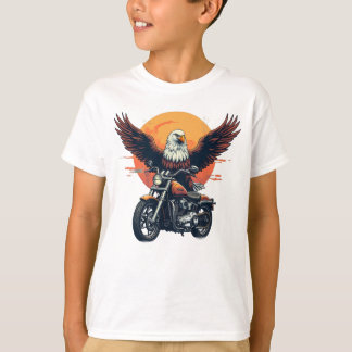 Camiseta de motocicleta para niños