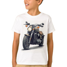 Camiseta de motocicleta para niños