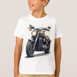 Camiseta de motocicleta para niños