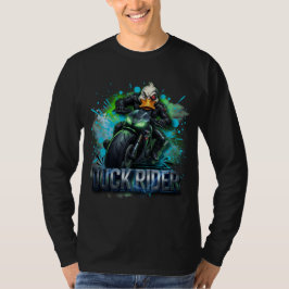 Camiseta de Motocicleta Pato Cyber Rider 3D