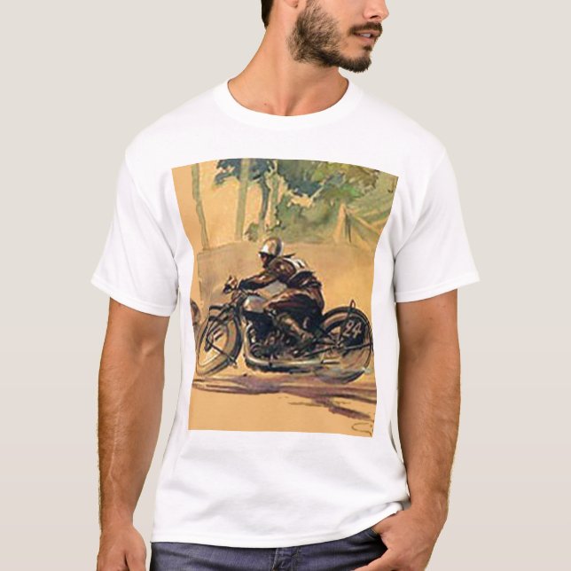 Camiseta de motocicleta Vintage (Anverso)