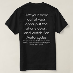 Camiseta de motociclista