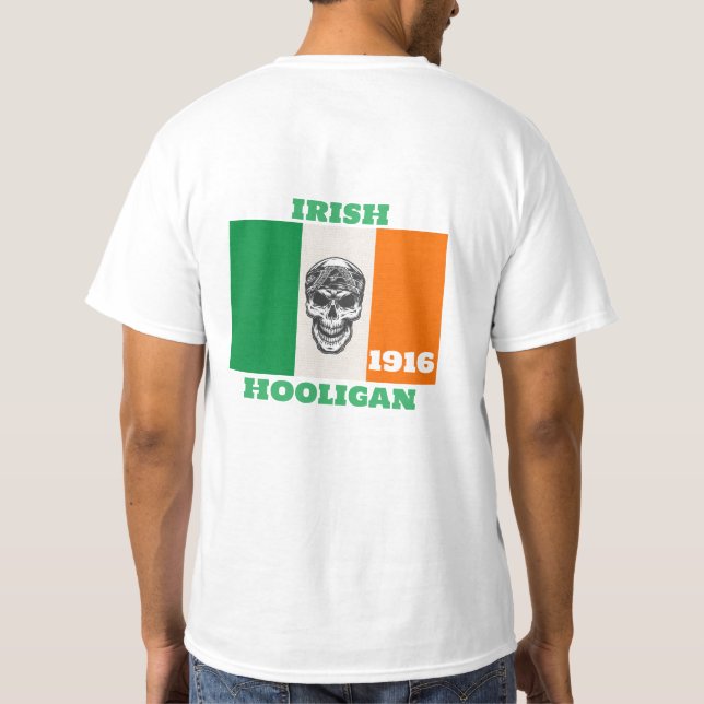 Camiseta de motociclista vándano irlandés (Reverso)