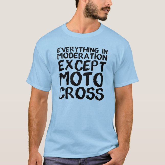 Camiseta de Motocross de Moderación para Bicicleta (Anverso)