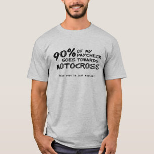 Camiseta de Motocross de Moto de Tierra Dinero Des