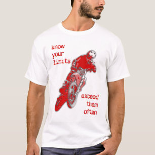 Camiseta de Motocross de Moto de Tierra Excede Tus