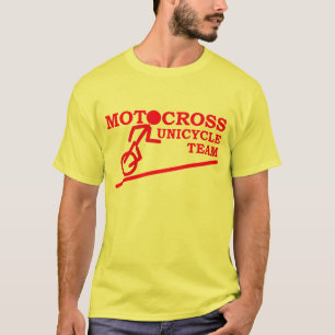 Camiseta de Motocross - Equipo de Uniciclo de Moto