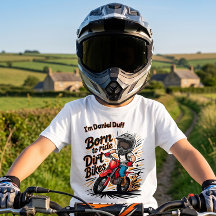 Camiseta de Motocross para Niños "Nacido para Mont