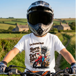Camiseta de Motocross para Niños "Nacido para Mont