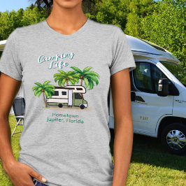 Camiseta de Motorhome Clase C de Camping Life