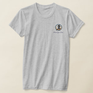 Camiseta de movimiento de silueta mínima - Gráfica
