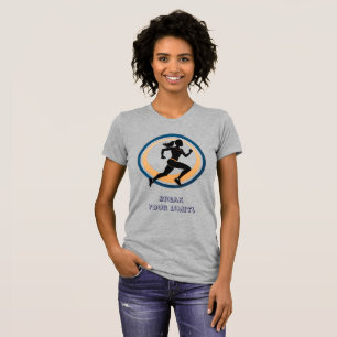 Camiseta de movimiento de silueta mínima - Gráfico