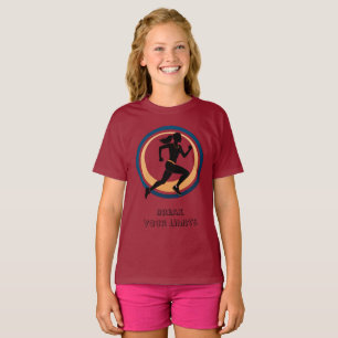 Camiseta de movimiento de silueta mínima - Gráfico
