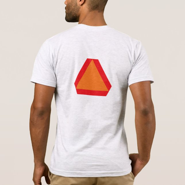 Camiseta de movimiento lento del vehículo (Reverso)