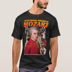 Camiseta de Mozart Rap Clásico Compositor de Músic