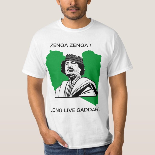 Camiseta de Muammer Gaddafi (Anverso)