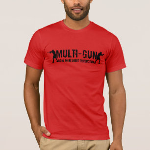 Camiseta De muchas pistolas - producción real del