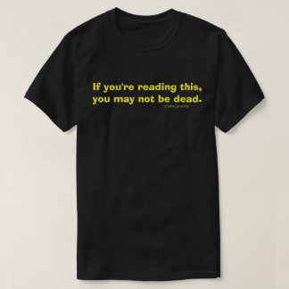 Camiseta de muerto