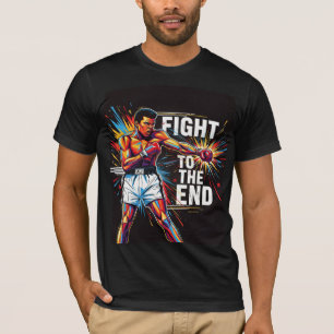 Camiseta de Muhammad Ali "Lucha hasta el final"  