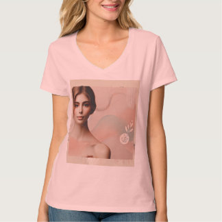 Camiseta de mujer abstracta elegante - Estética mo