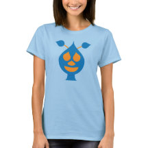 Camiseta de mujer alien feliz