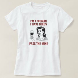 Camiseta de mujer amante del vino