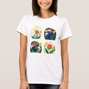 Camiseta de mujer Bloom with Flowers