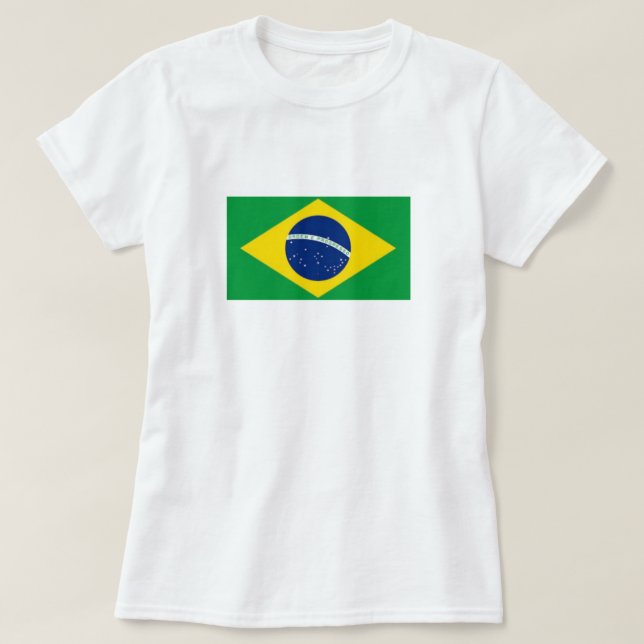 Camiseta de mujer Brasil (Diseño del anverso)