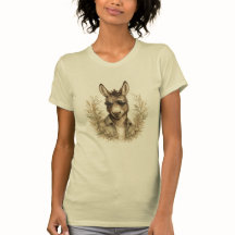 Camiseta de mujer burro genial